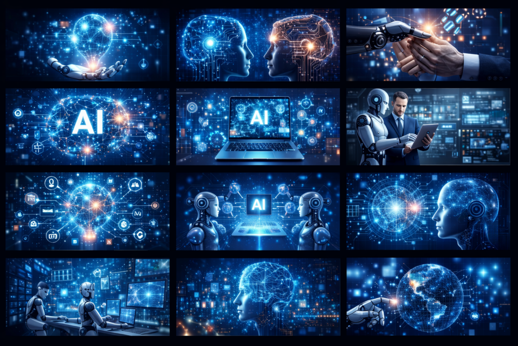 AI agents die bedrijfsprocessen automatiseren en samenwerken met mensen binnen digitale workflows.