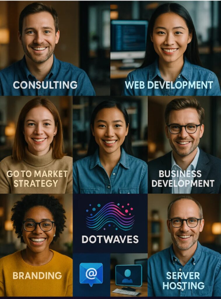 Van consulting en webdevelopment tot branding en hosting — DotWaves verbindt alle disciplines onder één dak.