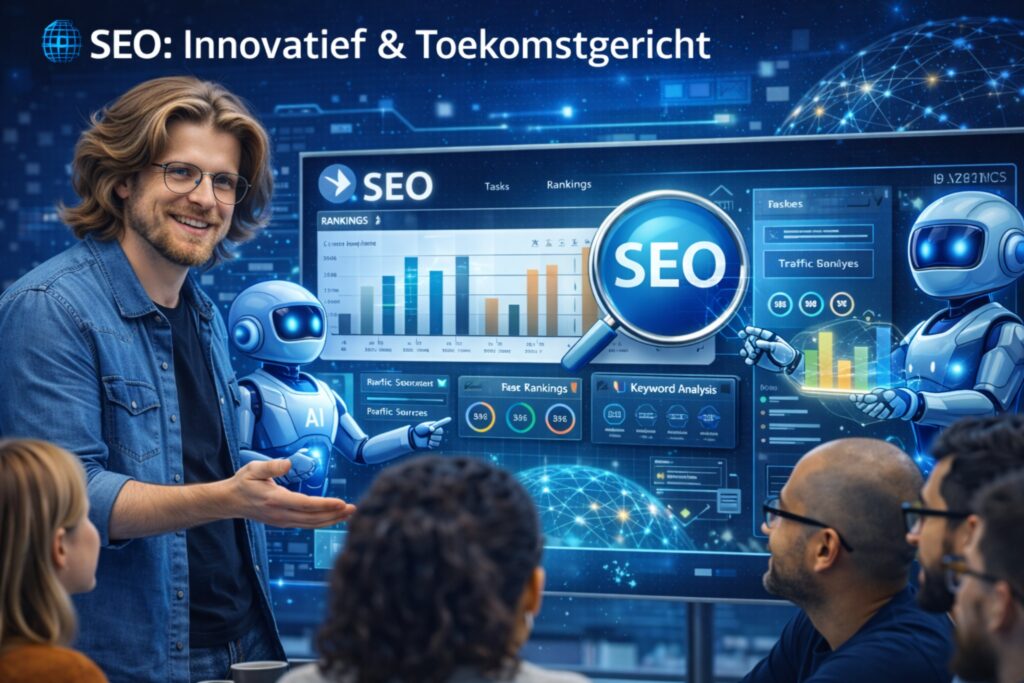 Van analyse tot actie: een toekomstbestendige SEO-workflow ondersteund door AI.