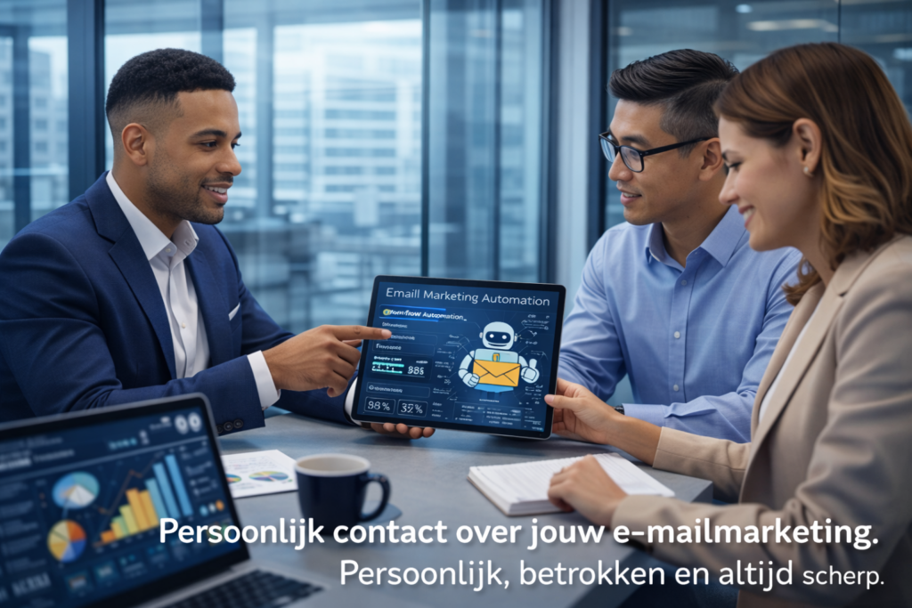 Analyseren, optimaliseren en continu verbeteren zo halen we maximaal rendement uit e-mailmarketing.